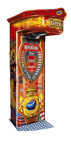 boxer coup de poing punchingball forain deluxe dawpol