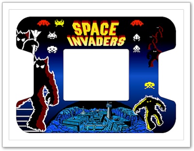 STICKERS SPACE INVADERS